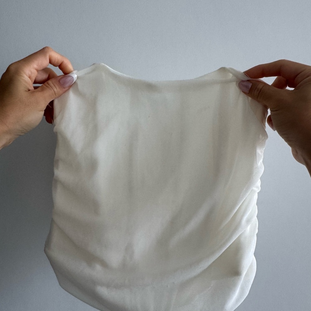 White Corset Top XS